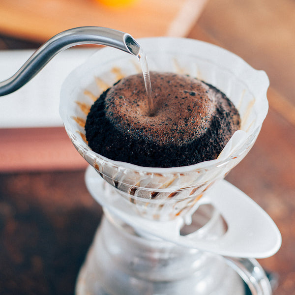 Hario V60 Glass Coffee Dripper White Size 02