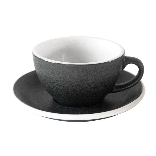 Loveramics Egg Mineral Cappuccino / Flat White Saucer (Anthracite) 14.5cm